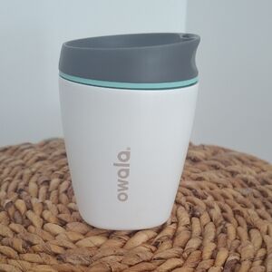 Owala White and Gray Travel Mug